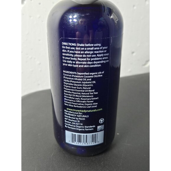 Truremedy Naturals Remedy Tea Tree Peppermint Aloe Soap Body Wash 12 Fl Oz - Picture 3 of 5